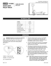 Uline H-5484 Mode D'emploi