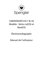 Spengler LeECG OT12 Manuel De L'utilisateur