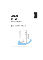 Asus T2-AE1 Guide D'installation