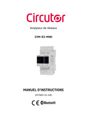 Circutor CVM-E3-MINI-FLEX Manuel D'instructions