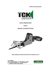 TCK SJE10 Manuel D'instructions