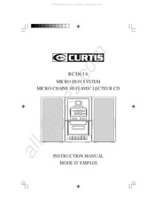 Curtis RCD614 Mode D'emploi