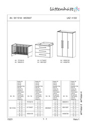 LÜTTENHÜTT Lauris 45934109 Instructions D'assemblage