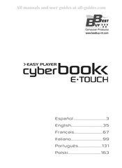 Best Buy Easy Player Cyberbook E-Touch Manuel D'utilisation