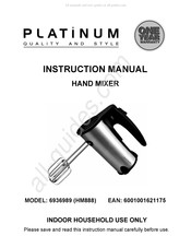 Platinum HM888 Manuel D'instructions