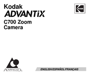 Kodak ADVANTIX C700 Zoom Manuel D'utilisation