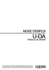 Olympus U-DA Mode D'emploi