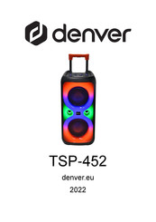 Denver TSP-452 Manuel D'instructions