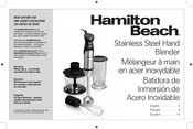 Hamilton Beach 59766 Mode D'emploi