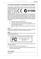 MSI mS-7592 Mode D'emploi