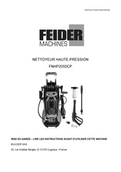 FEIDER Machines FNHP2050CP Mode D'emploi
