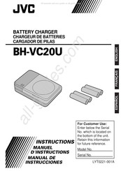 JVC BH-VC20U Manuel D'instructions