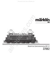 marklin H0 BR 117 Manuel D'instructions