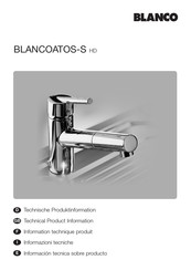 Blanco BLANCOATOS-S Documentation Produit