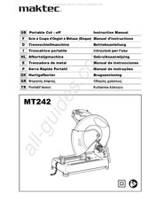 Maktec MT242 Manuel D'instructions