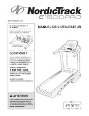 ICON NordicTrack C1500PRO Manuel De L'utilisateur
