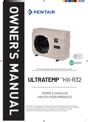 Pentair UltraTemp UTHP-15-HX-R32 Mode D'emploi