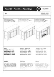 Southern Enterprises MS0294A0TX Instructions D'assemblage