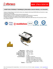 Maddalena 2761 CETCUF Fiche Technique