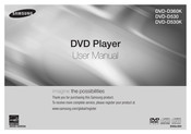 Samsung DVD-D530K Manuel D'utilisation