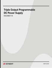 Keysight EDU36311A Manuel D'instructions