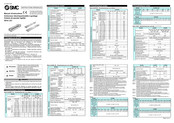 Smc LEJ Serie Manuel D'instructions