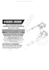 Black & Decker LSWV36 Mode D'emploi