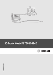 Bosch D8738104940 Notice D'installation