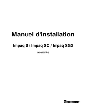 Texecom Impaq SG3 Manuel D'installation