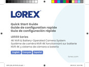 Lorex L8559 Série Guide De Configuration Rapide