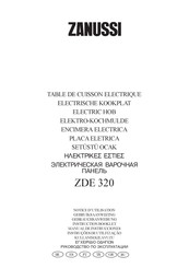 Zanussi ZDE 320 Notice D'utilisation