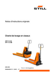 Still HPT 10 XM Notice D'instructions Originale