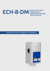 Sentera Controls ECH-8-DM Instructions De Montage Et D'utilisation