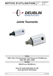 Deublin 1102 Serie Notice D'utilisation