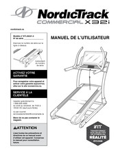 NordicTrack X32i COMMERCIAL Manuel De L'utilisateur