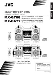 JVC MX-GT88 Manuel D'instructions