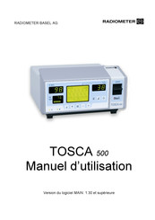 RADIOMETER TOSCA 500 Manuel D'utilisation