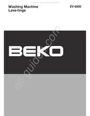 Beko EV 6800 Mode D'emploi