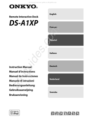 Onkyo DS-A1XP Manuel D'instructions