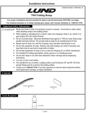 LUND 602013 Instructions D'installation