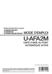 Olympus EVIDENT U-AFA2M-CBL3 Mode D'emploi