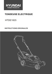 Hyundai power products HTDE1825 Instructions Originales