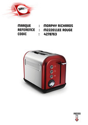 Morphy Richards Accents Instructions