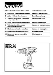 Makita BHP343 Manuel D'instructions