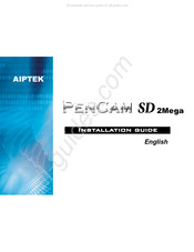 AIPTEK PENCAM SD 2Mega Instructions D'installation