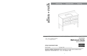 Allen + Roth VANITY LWS48HWV Instructions D'assemblage