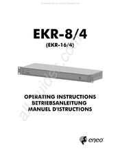 Eneo EKR-8/4 Manuel D'instructions