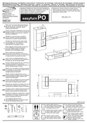 easyfurn PO.251.14 Instructions De Montage