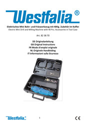 Westfalia 82 38 70 Mode D'emploi Originale
