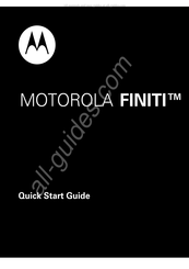 Motorola FINITI Guide De Démarrage Rapide